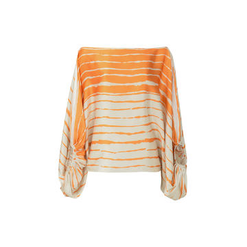 Bellagio Striped Silk Top