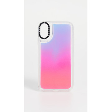 火焰荧光色沙子 iPhone 保护壳