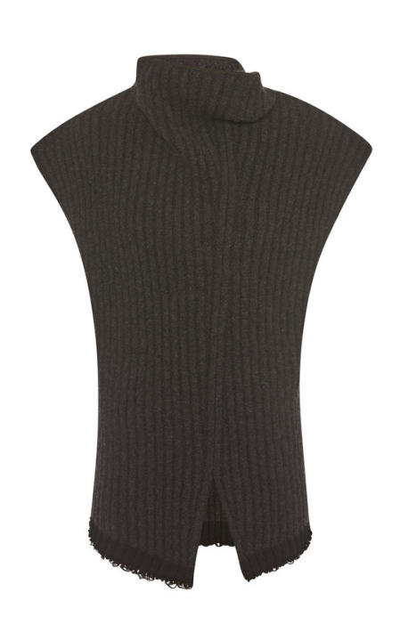 Damiano Ribbed Cotton-Blend Knit Top展示图