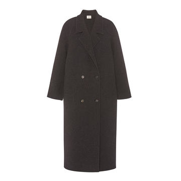 Fleur Textured Wool Coat