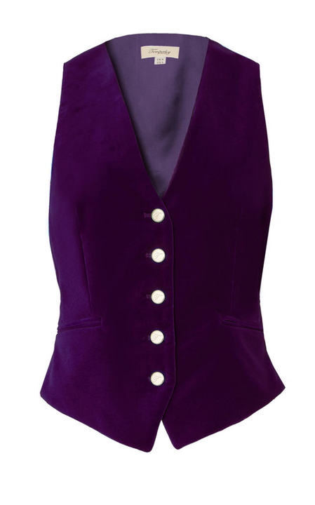 Clove Velvet Waistcoat展示图