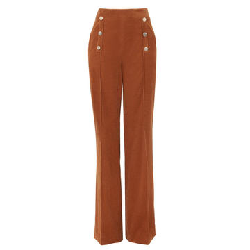 Genevieve Velvet Flared Trousers