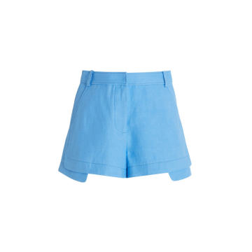 Stephan Crepe Mini Shorts