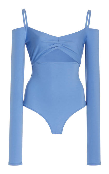 Haley Cutout Ponte Bodysuit展示图