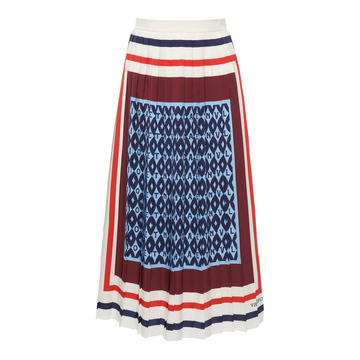 Printed Silk Skirt