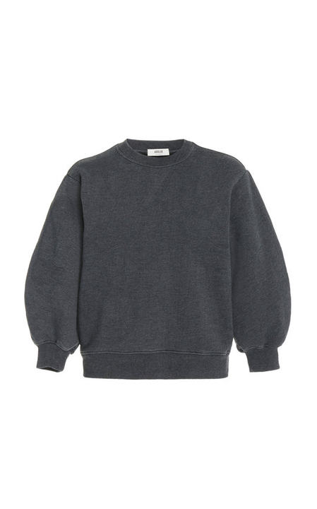 Thora Puff-Sleeve Cotton Sweatshirt展示图