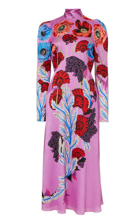 Avril Floral-Printed Silk-Blend Maxi Dress展示图