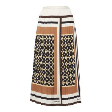 Printed Silk Skirt