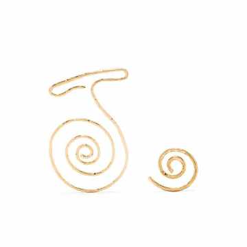 La Spirale 不对称耳环