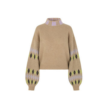 Adonis Printed Knit Sweater