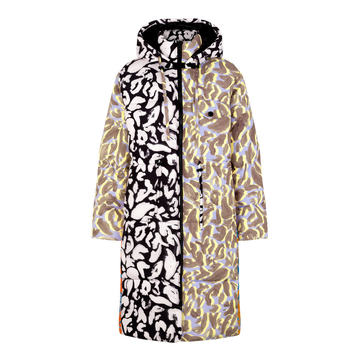 Oak Multicolored Printed Shell Coat