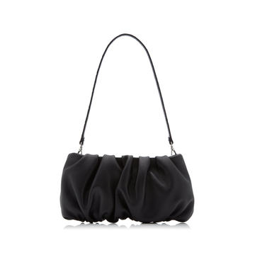 Bean Ruched Leather Bag