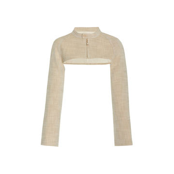 Vika Twill Cropped Jacket