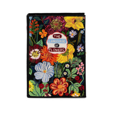 Nathalie Lete Language Of Flowers Embroidered Clutch