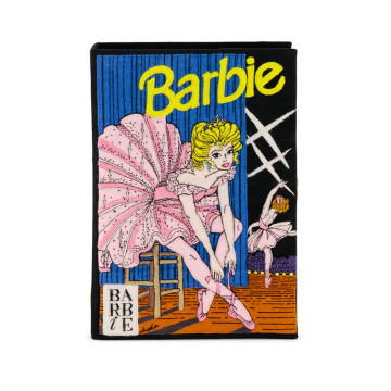 Ballet Barbie Embroidered Clutch