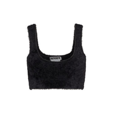 Bridy Textured Knit Cropped Top