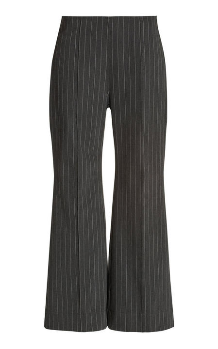 Striped Wide-Leg Pants展示图