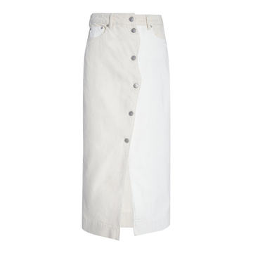 Cutline Organic Cotton Midi Skirt