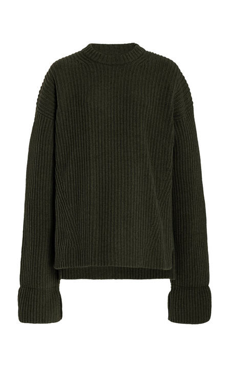 Ribbed-Knit Wool-Blend Pullover展示图