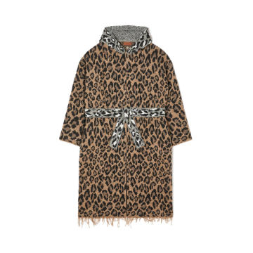 Esp��ritu Salvaje Animal-Printed Wool-Blend Jacket