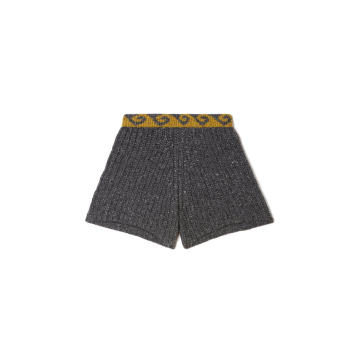 Andean Waves Eco Wool-Blend Shorts