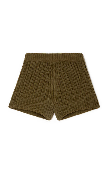 Pucon Ribbed Virgin Wool-Blend Shorts展示图