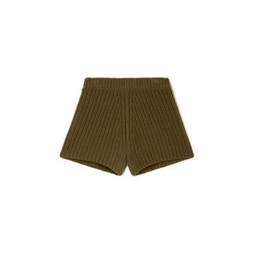 Pucon Ribbed Virgin Wool-Blend Shorts