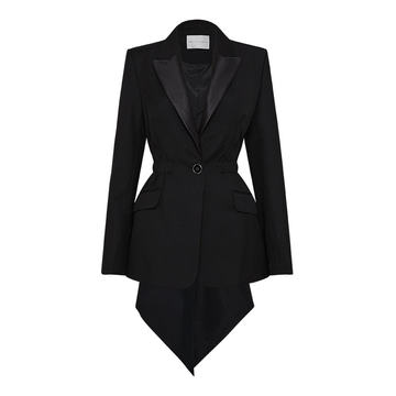 Begonia Bow-Detailed Crepe Blazer