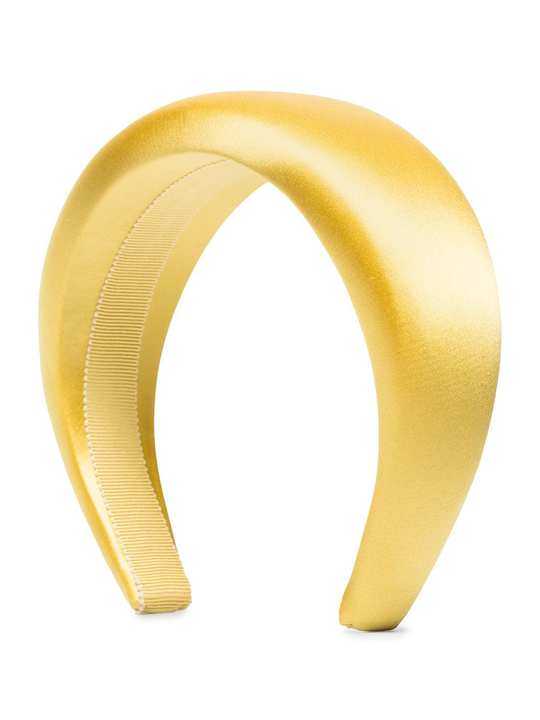 yellow logo satin headband展示图