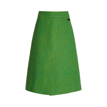 Recycled Wool A-Line Skirt