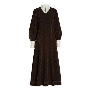 Jacquard Maxi Dress