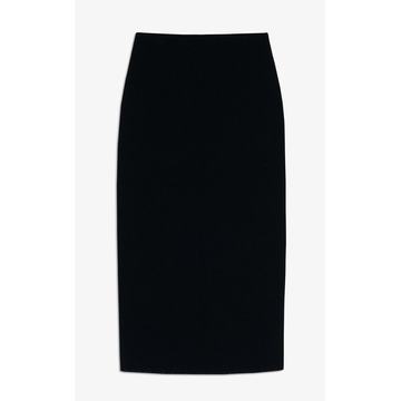 Fitted Jersey Midi Skirt