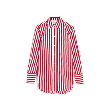 Oversized Striped Cotton Shirt