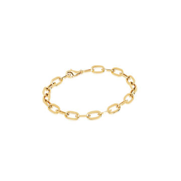 Jumbo 14k Gold Chain Bracelet