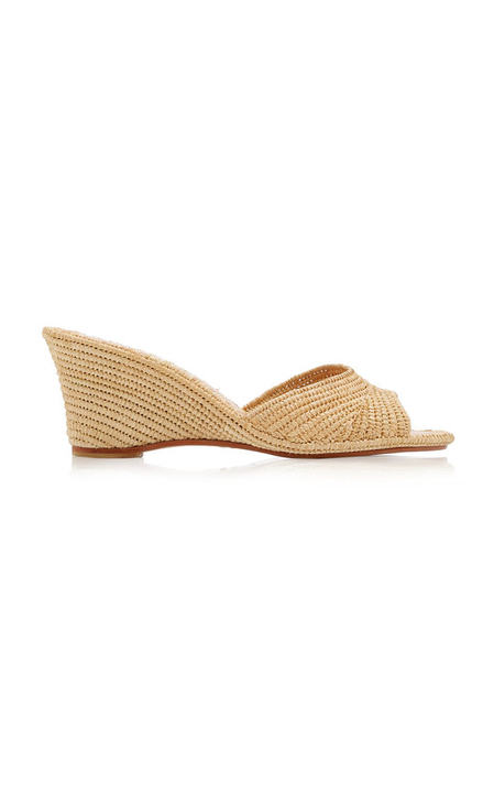 Nador Raffia Wedge Sandals展示图