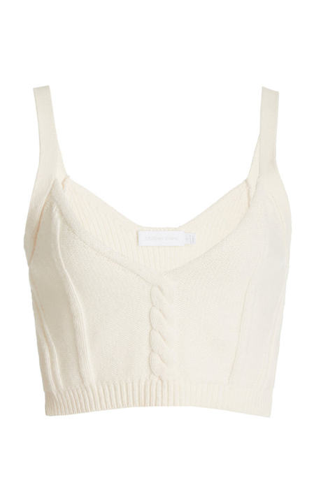 Issa Cable Knit Wool-Blend Bra Top展示图