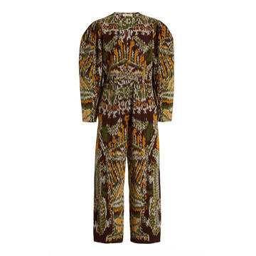 Nayeli Printed Cotton Jumpsuit