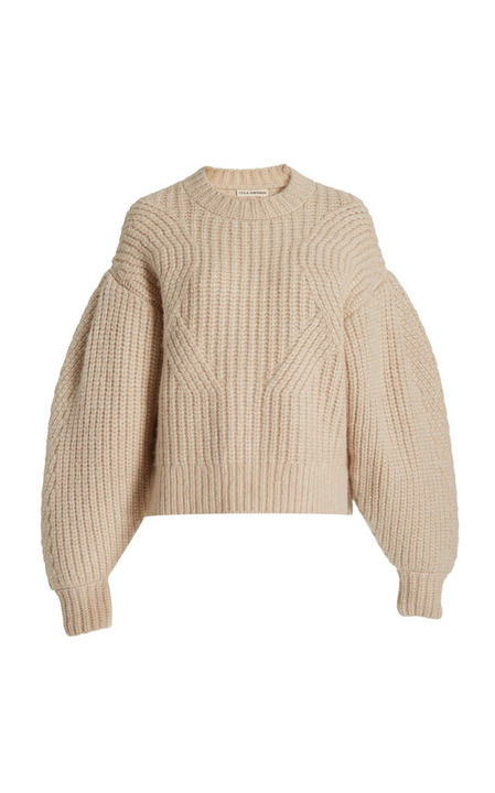 Ruth Ribbed Baby Alpaca-Blend Sweater展示图