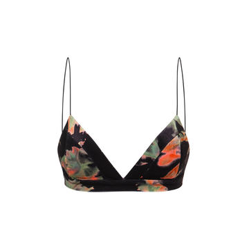 Rhys Printed Velvet Bralette