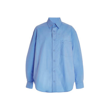 Classic Cotton-Poplin Button-Down Shirt