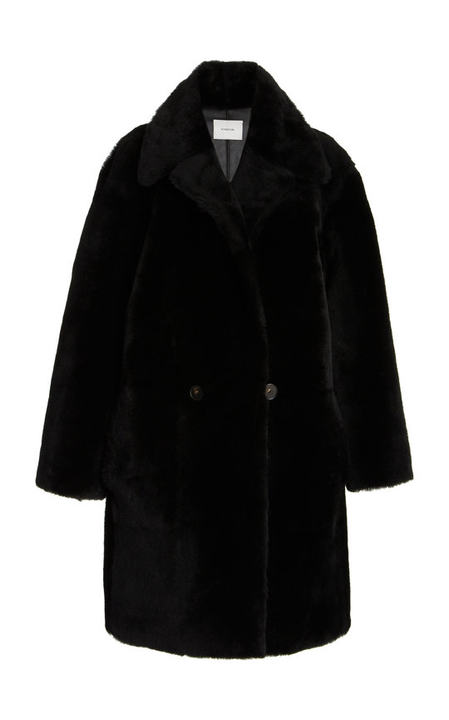 Longline Shearling Coat展示图