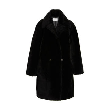 Longline Shearling Coat