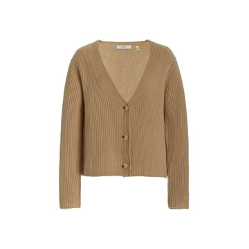 Ribbed Cashmere Cardigan