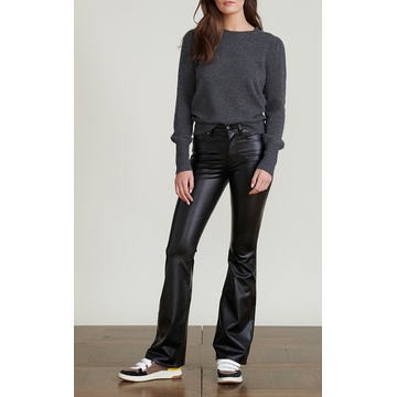 Beverly Vegan Leather Flared Pants