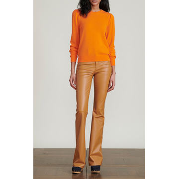 Beverly Vegan Leather Flared Pants