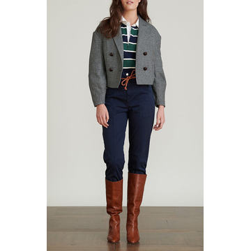 Sybille Wool-Blend Cropped Jacket