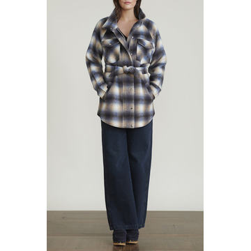 Amari Plaid Twill Jacket