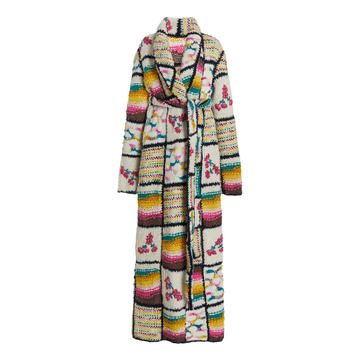 Greta Patchwork Cashmere Coat