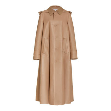 Previn Leather Trench Coat