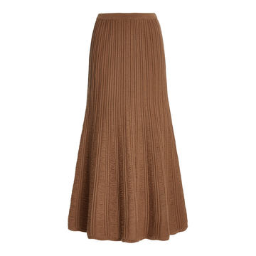 Milo A-Line Cashmere Skirt